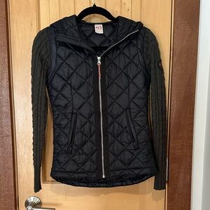 Kari Traa Black Quilted Puffer with Hood